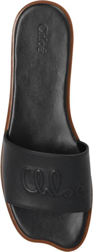 Chloé Bloem teenslippers