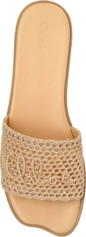 Chloé Bloem teenslippers