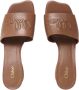 Chloé Bruine Platte Leren Schoenen - Thumbnail 2