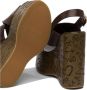 Chloé Bruine Sleehak Sandalen Elegante Stijl - Thumbnail 2