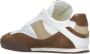Chloé Gestikte Leren Sneakers Wit Bruin Multicolor Dames - Thumbnail 6