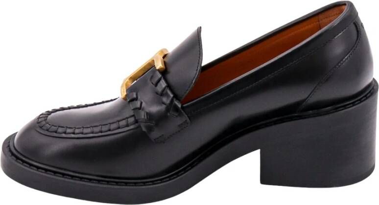 Chloé Dames Schoenen Loafer Zwart Aw23 Black Dames