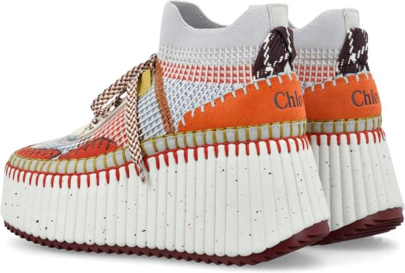 Chloé Dames Sneakers Herfstzonsondergang Multicolor Dames