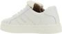 Chloé Gaatjesveter Sneakers met Platte Zool White Dames - Thumbnail 6