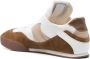 Chloé Gestikte Leren Sneakers Wit Bruin Multicolor Dames - Thumbnail 17