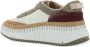 Chloé Groene Sneakers met Suède Paneeldesign Multicolor Dames - Thumbnail 2
