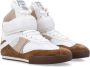 Chloé Hoge sneaker met mesh en suède Multicolor Dames - Thumbnail 2