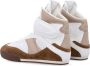 Chloé Hoge sneaker met mesh en suède Multicolor Dames - Thumbnail 4