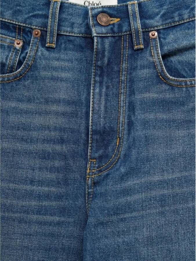 Chloé Hoge Taille Boot Cut Denim Jeans
