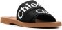 Chloé Witte Logo Strap Slides Sandalen - Thumbnail 4