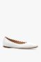 Chloé Leren ballerinas met ronde neus White Dames - Thumbnail 4