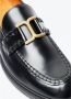 Chloé Leren Amandelteen Loafers Gestapelde Hak Black Heren - Thumbnail 6
