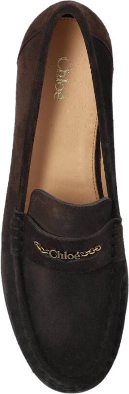 Chloé Leren Loafers schoenen