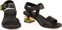 Chloé Leren sandaal met leren zool Black Dames - Thumbnail 2