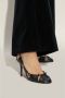 Chloé Uitgesneden Leren Stiletto Pumps Black Dames - Thumbnail 2
