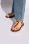 Chloé Leren sandalen met teenpost Brown Dames - Thumbnail 2