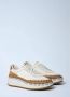 Chloé Met de hand gestikte leren sneakers Beige Dames - Thumbnail 2