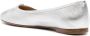 Chloé Low-Top Sneakers Marcie Metallic Leather Ballerina Flats in zilver - Thumbnail 4
