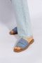 Chloé Slippers & Mules Woody in blauw - Thumbnail 3