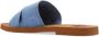 Chloé Slippers & Mules Woody in blauw - Thumbnail 6