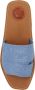 Chloé Slippers & Mules Woody in blauw - Thumbnail 7
