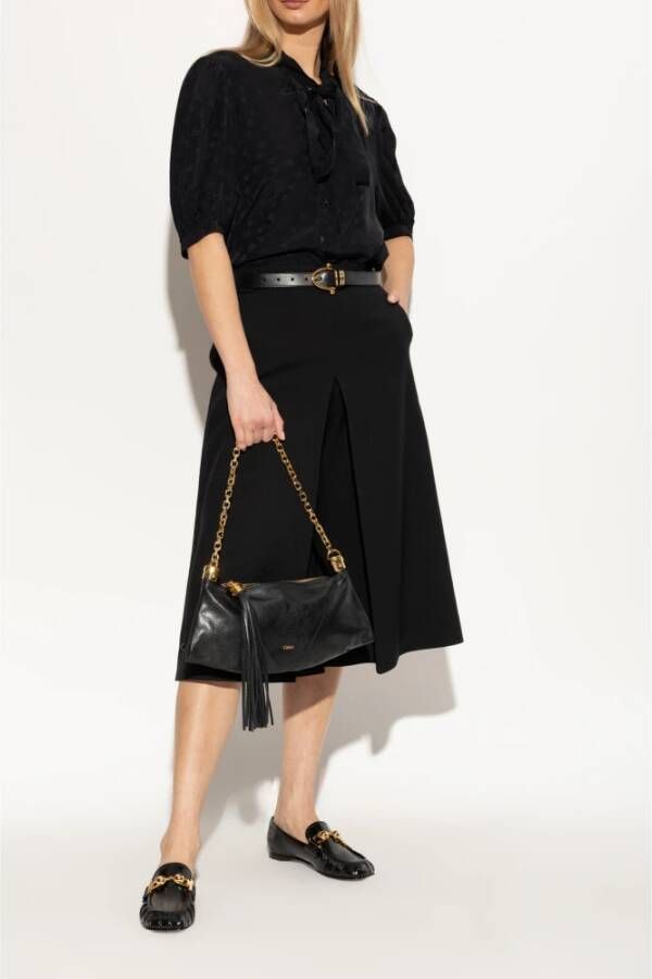 Chloé Miles type loafers schoenen Black Dames