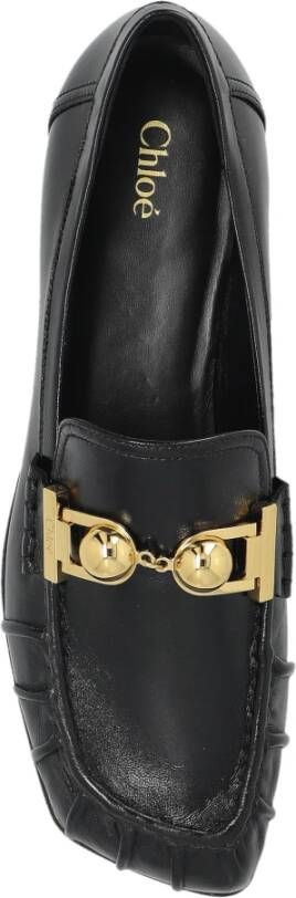 Chloé Miles type loafers schoenen Black Dames