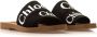 Chloé Vierkante Neus Platte Sandalen Black Dames - Thumbnail 10