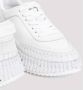 Chloé Witte Leren Sneakers met Mesh Design White Dames - Thumbnail 7