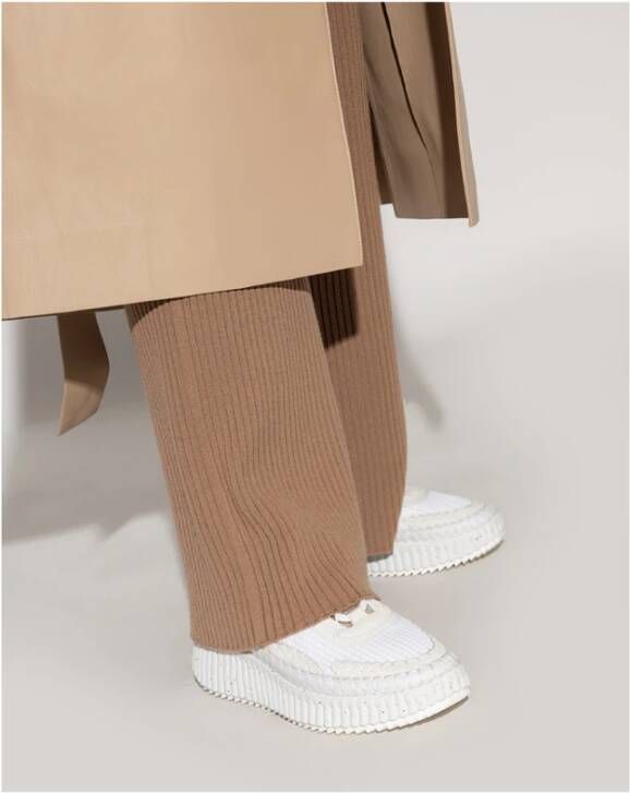 Chloé Nama Sneakers Wit Dames