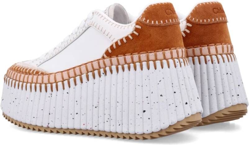 Chloé Natuurlijk Bruin Sneakers Nama Doublesole