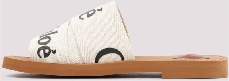 Chloé Open-Toe Sandalen White Dames