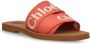 Chloé Delicate en vrouwelijke Woody Mules Orange Dames - Thumbnail 2