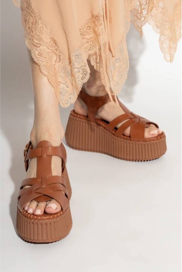 Chloé Platform Sandalen Nama - Foto 2
