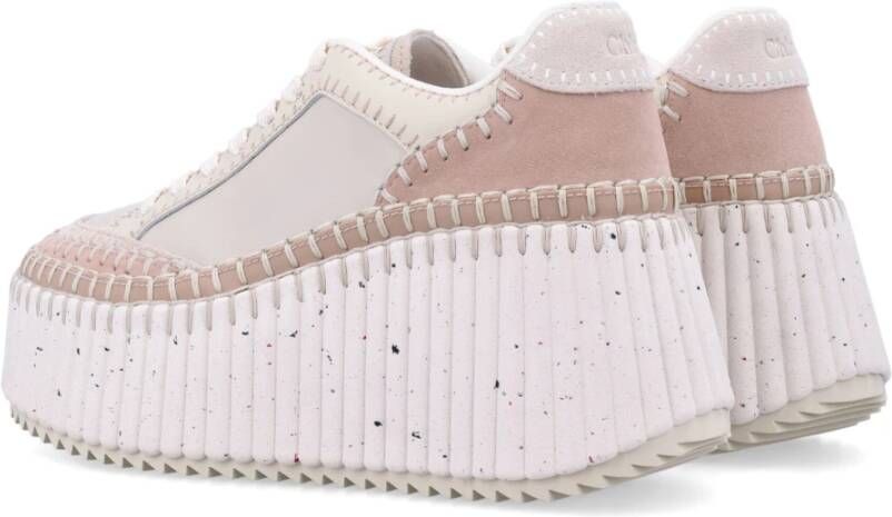 Chloé Poeder Beige Sneakers Aw25