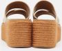 Chloé Pre-owned Canvas sandals Beige Dames - Thumbnail 5