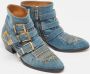 Chloé Pre-owned Denim boots Blue Dames - Thumbnail 4