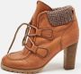Chloé Pre-owned Fabric boots Brown Dames - Thumbnail 2