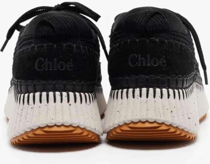 Chloé Pre-owned Fabric sneakers Black Dames
