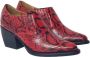 Chloé Pre-owned Leather boots Red Dames - Thumbnail 3