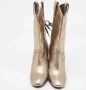 Chloé Pre-owned Leather boots Yellow Dames - Thumbnail 3