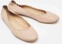 Chloé Pre-owned Leather flats Beige Dames - Thumbnail 4