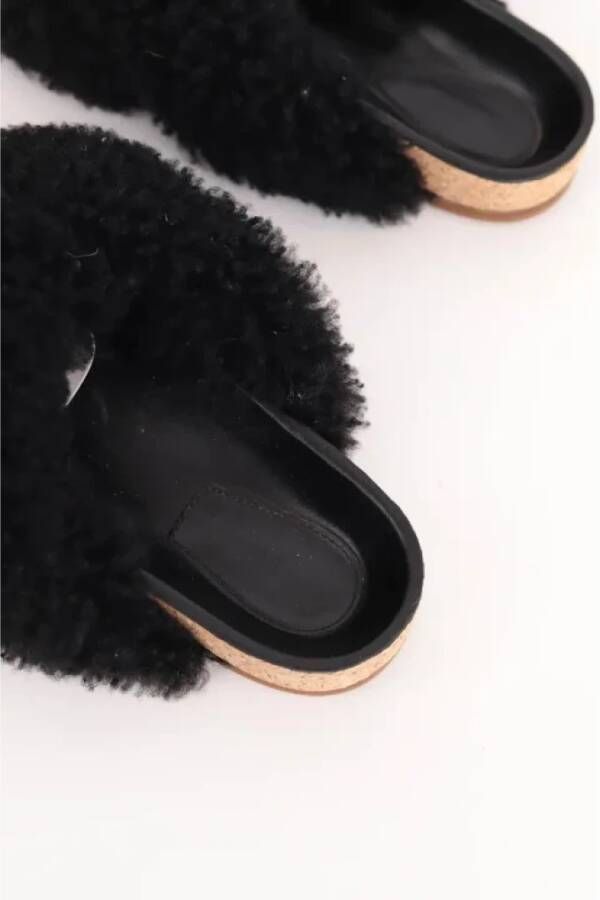 Chloé Pre-owned Leather flats Black Dames