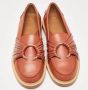 Chloé Pre-owned Leather flats Brown Dames - Thumbnail 3