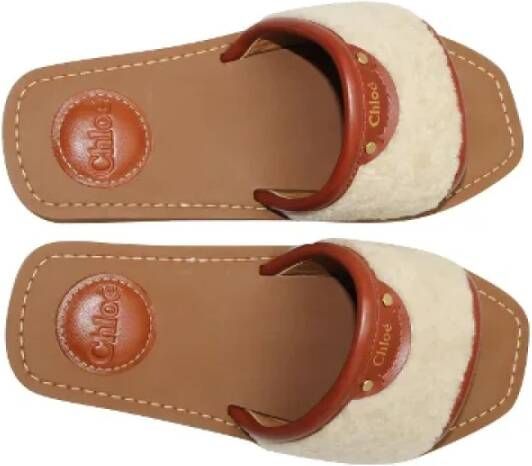 Chloé Pre-owned Leather flats Brown Dames