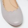 Chloé Pre-owned Leather flats Gray Dames - Thumbnail 8