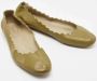 Chloé Pre-owned Leather flats Green Dames - Thumbnail 4