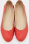 Chloé Pre-owned Leather flats Red Dames - Thumbnail 3