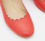 Chloé Pre-owned Leather flats Red Dames - Thumbnail 7