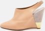 Chloé Pre-owned Leather heels Beige Dames - Thumbnail 2